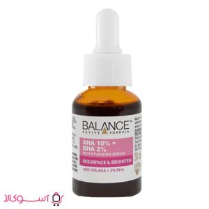 سرم لایه بردار بالانس مدل resurface & brighten حجم 30 میل